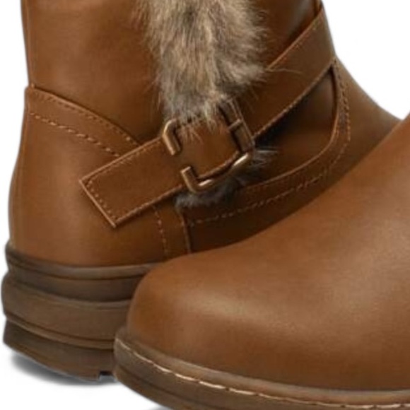 NWT DapperShoes Brown Fur-Lined Boots - Picture 10 of 10